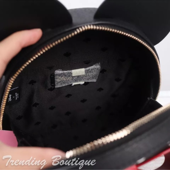 Disney x Kate Spade Minnie Mouse Crossbody Bag in Black Multi - Picture 8 of 10